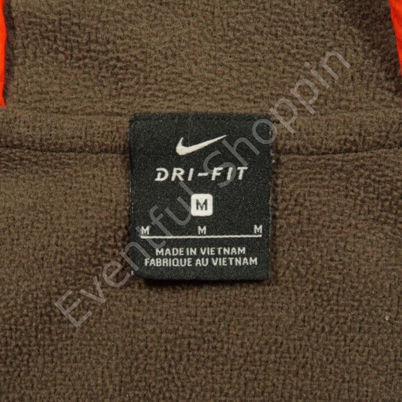 Nike Hoodie Mens Medium Gray Vest Therma Dri Fit Clash Half Zip Pullover - Picture 6 of 8